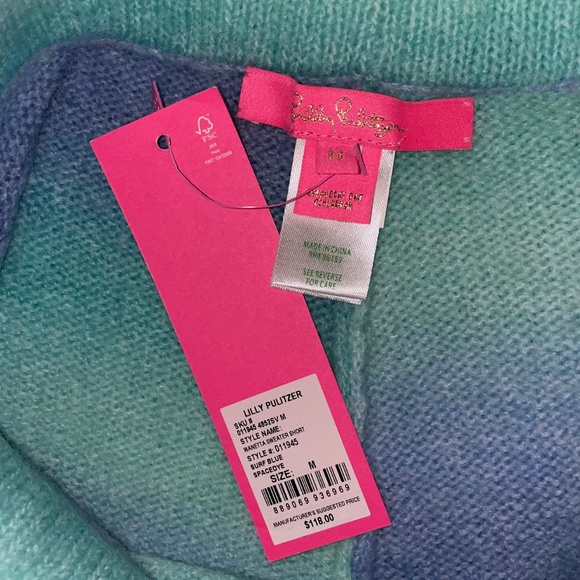 NWT Lilly Pulitzer Wanetta Sweater Shorts - Picture 7 of 9